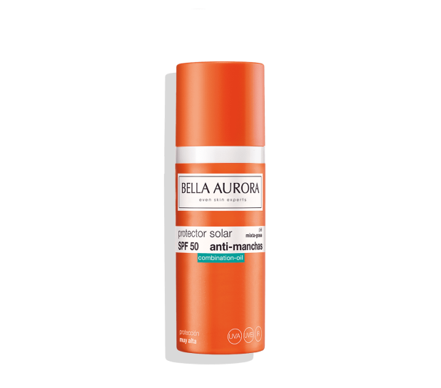 BELLA AURORA PROTECTION SOLAIRE ANTI-TACHES SPF 50+ PEAU MIXTE À GRASSE – 50 ML