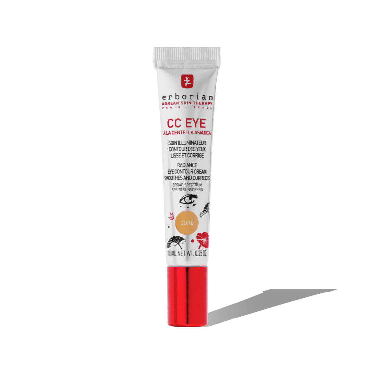 ERBORIAN CC EYE CRÈME CONTOUR DES YEUX DORÉ - 10 ML