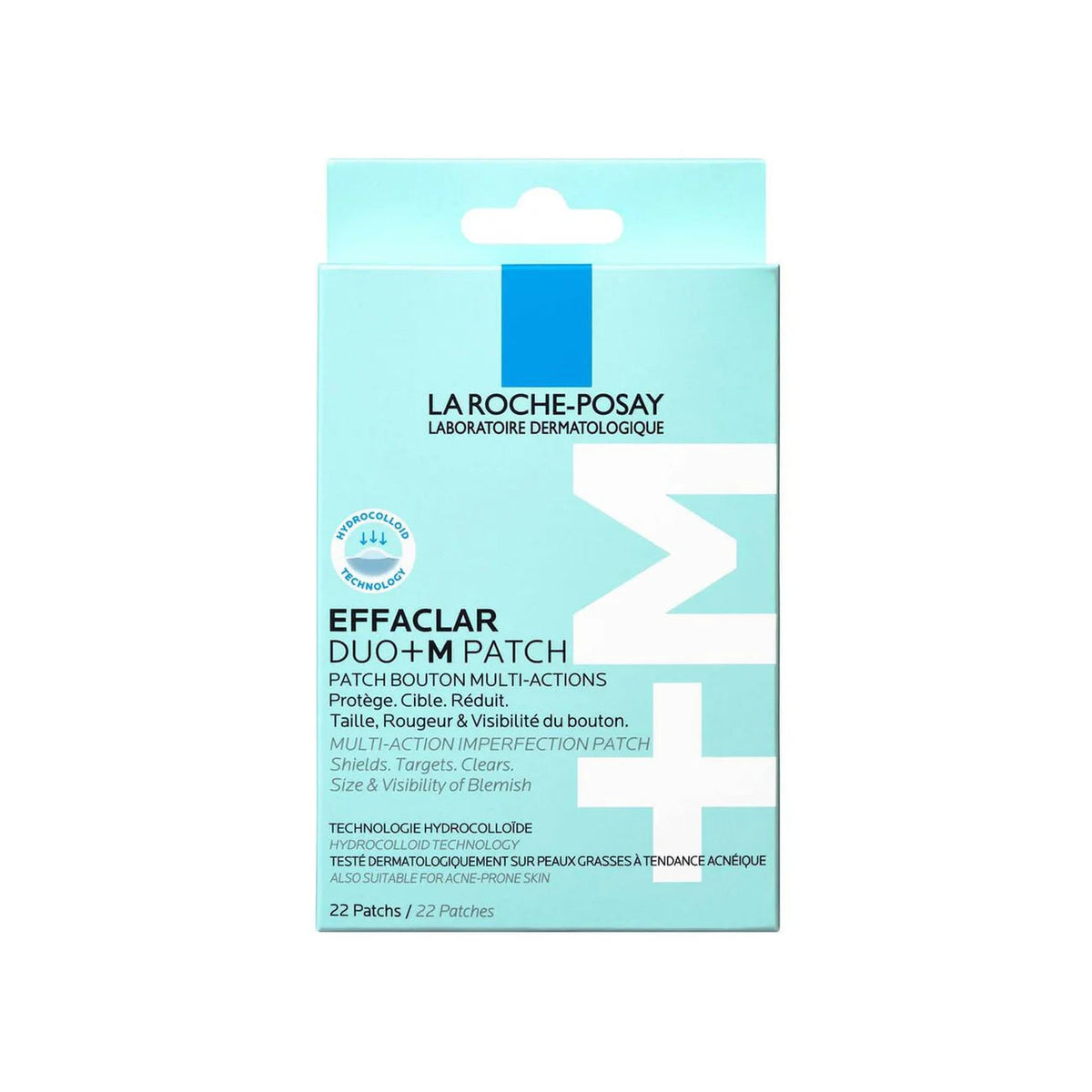 LA ROCHE-POSAY EFFACLAR PATCH ANTI-IMPERFECTIONS DUO+M – PATCHS ANTI-BOUTONS & ANTI-ACNÉ (22 PATCHS)
