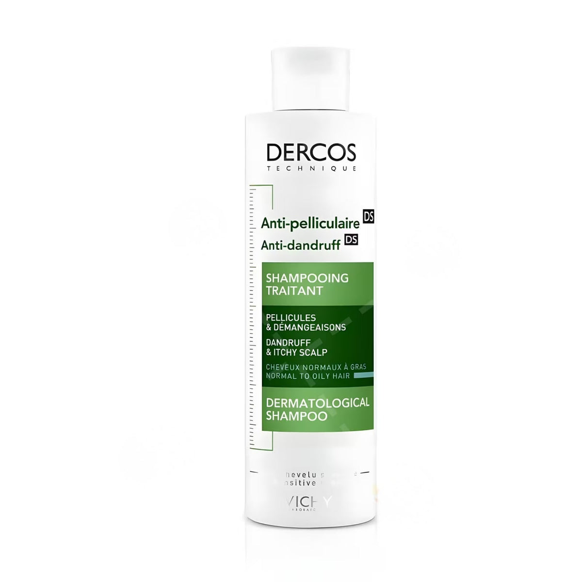 DERCOS SHAMPOOING ANTI-PELLICULAIRE DS CHEVEUX NORMAUX À GRAS 200 ML