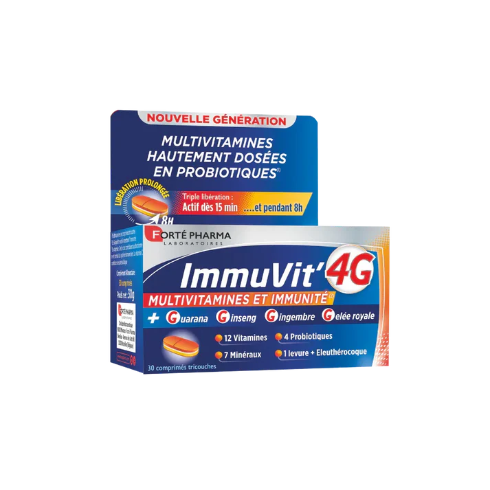 FORTÉ PHARMA IMMUVIT’4G MULTIVITAMINES ET IMMUNITÉ - 30 COMPRIMÉS