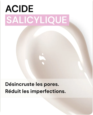 ACIDE SALICYLIQUE — Desincruste les pores. Reduit les imperfections.